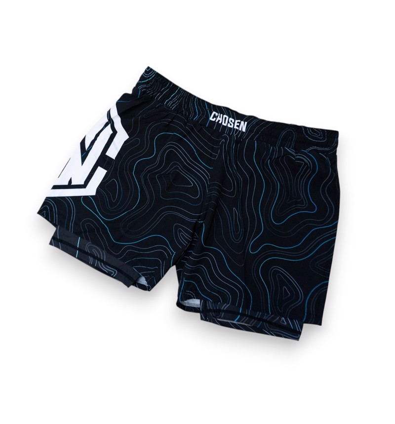 CHOSEN topo Hybrid Fightshorts - Black